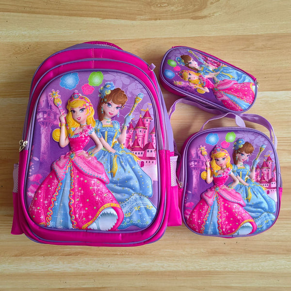 3 Piece 16" Trolley(Not Included) Backpack