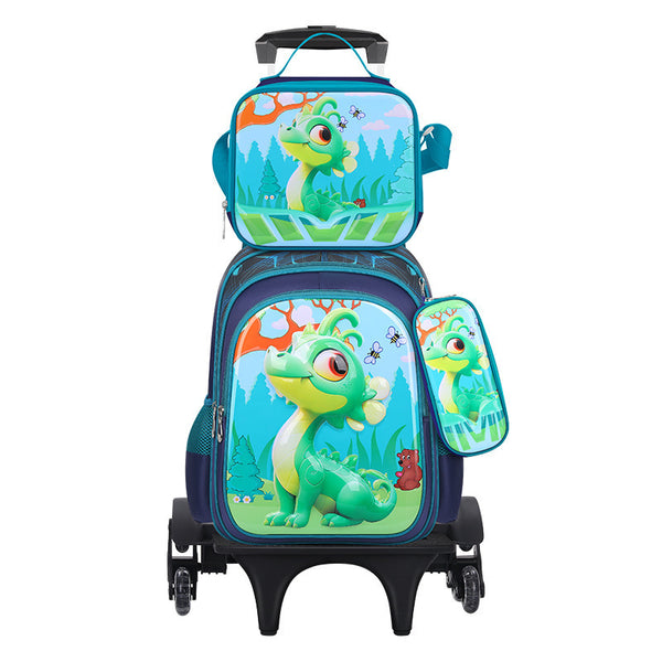 3 Piece Trolley(Included) Backpack Set