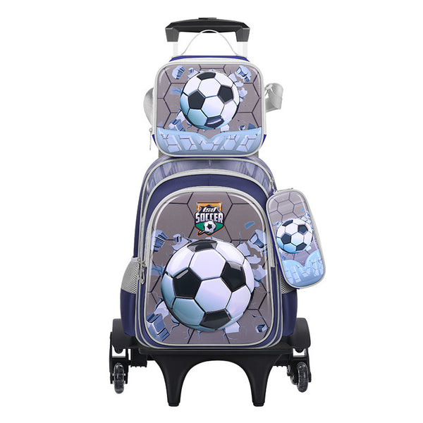 3 Piece Trolley(Included) Backpack Set