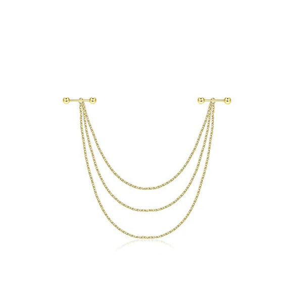 Stainless Steel Ball Nipple Body Chain