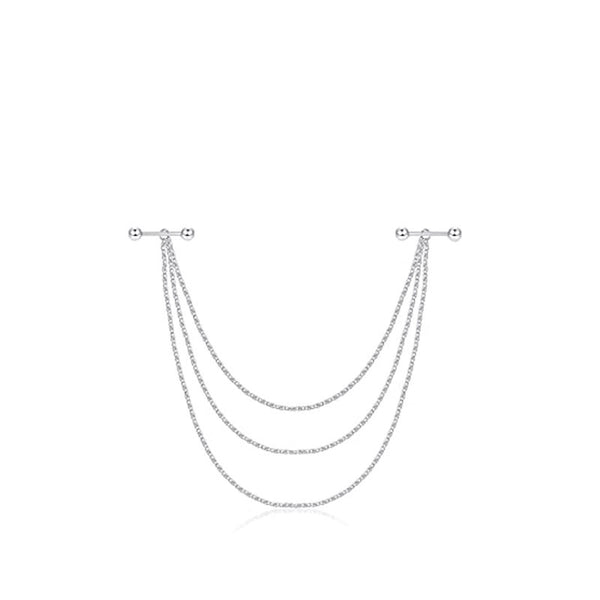 Stainless Steel Ball Nipple Body Chain