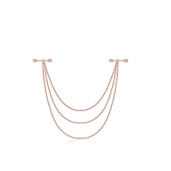 Stainless Steel Ball Nipple Body Chain