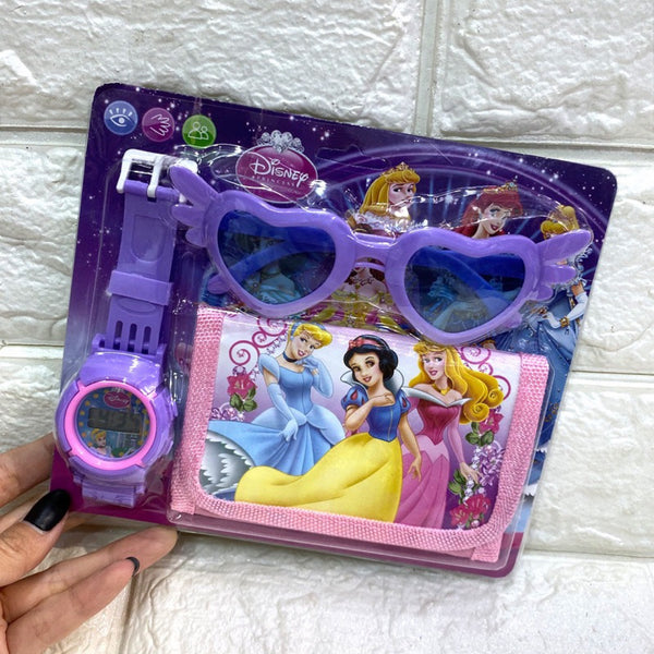 Kids Wallet Watch Sunglasses Set