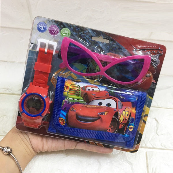 Kids Wallet Watch Sunglasses Set