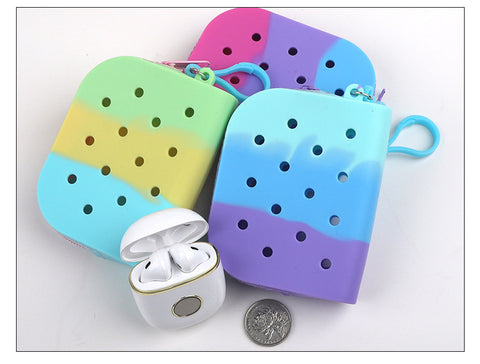 Croc Multi Color Detachable Wallet