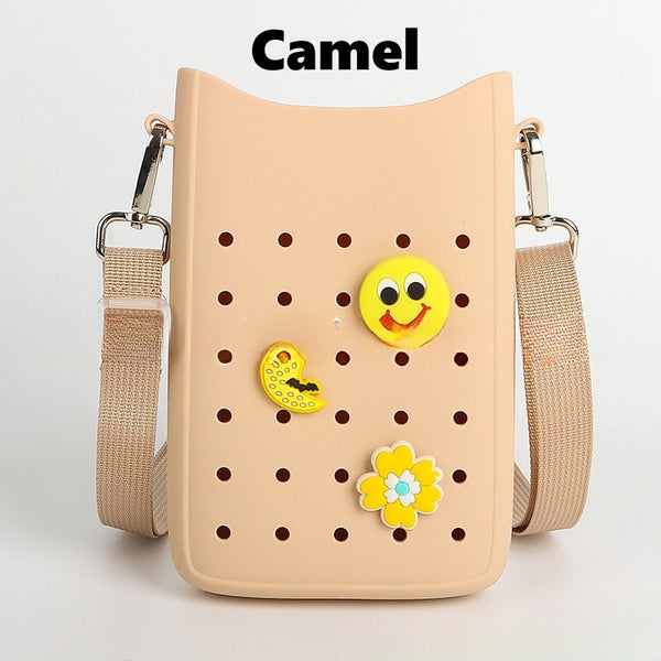 Croc Crossbody Wallet Bag