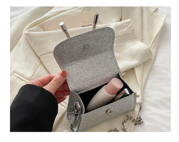 Small Sequined Crossbody Bag