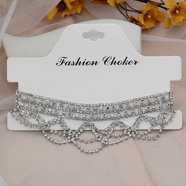 Full Diamond Chocker Necklace
