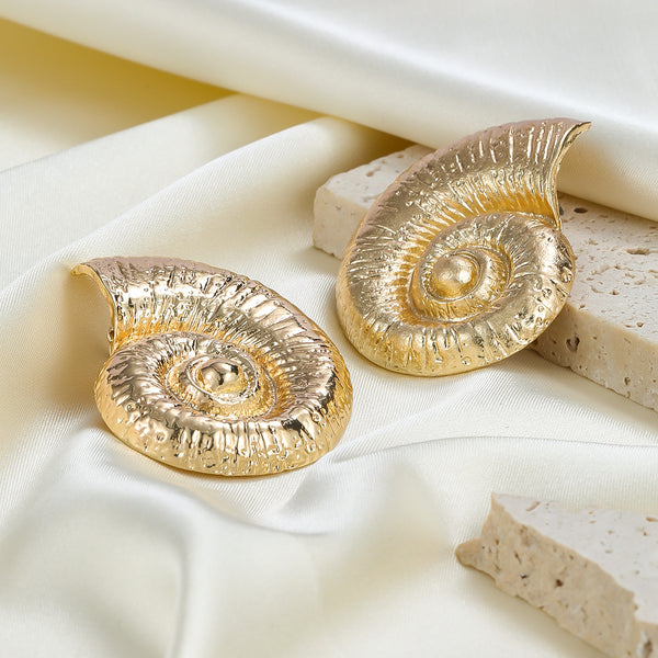 Beach Conch Alloy Earrings