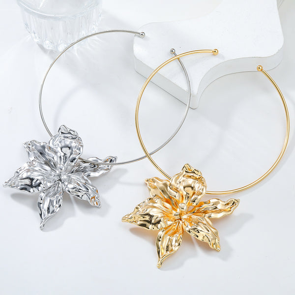 Summer Alloy Flower Necklace