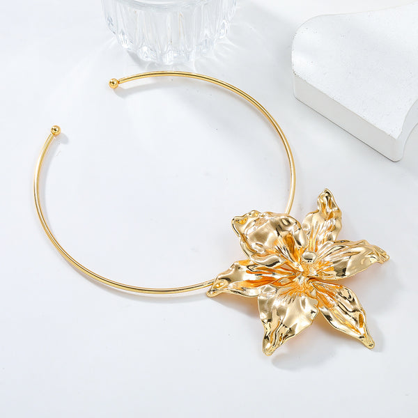 Summer Alloy Flower Necklace