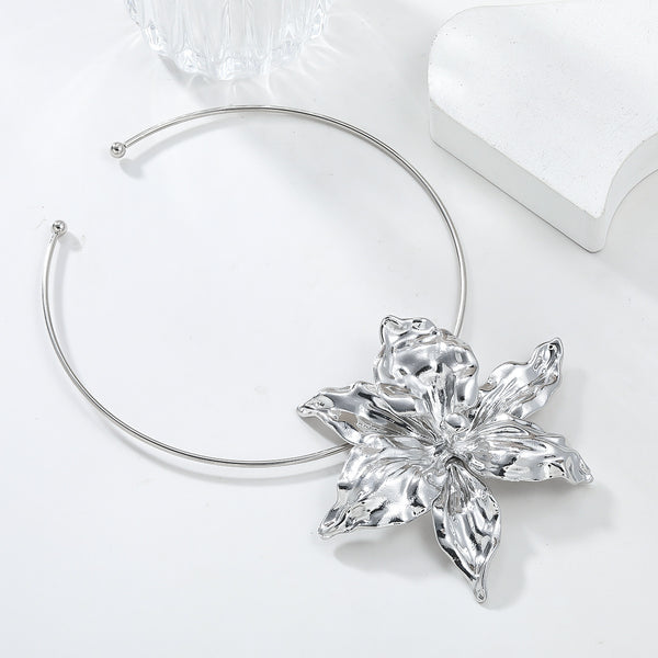 Summer Alloy Flower Necklace