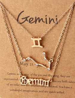 Layered Horoscope Necklace