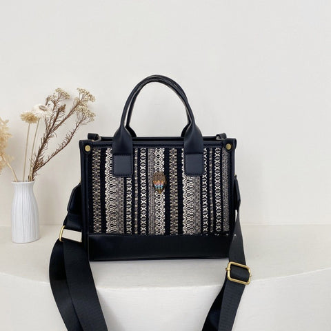 KG Large Woolen Tote Bag