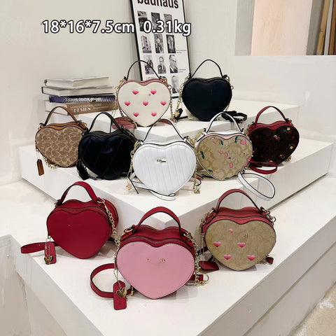 CH Monogram Heart Shaped Sidebags