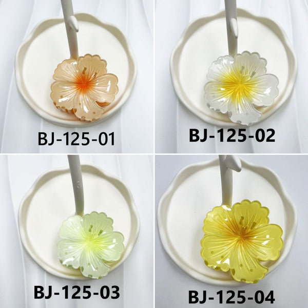 Curled Flower Hair Clips