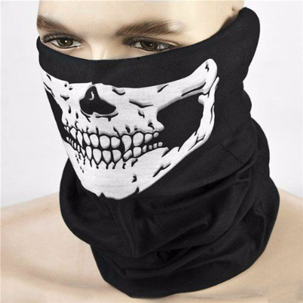 Skull Jaw Mask & Skeleton Gloves Set