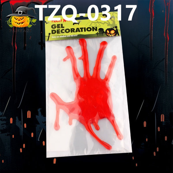 Halloween 3D Jelly Static Stickers