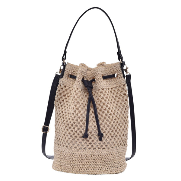 Straw Woven Bucket Bags