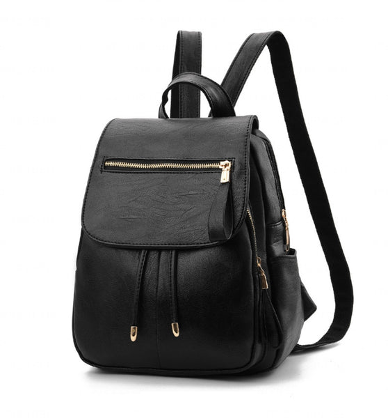 Large Soft PU Travel Backpack