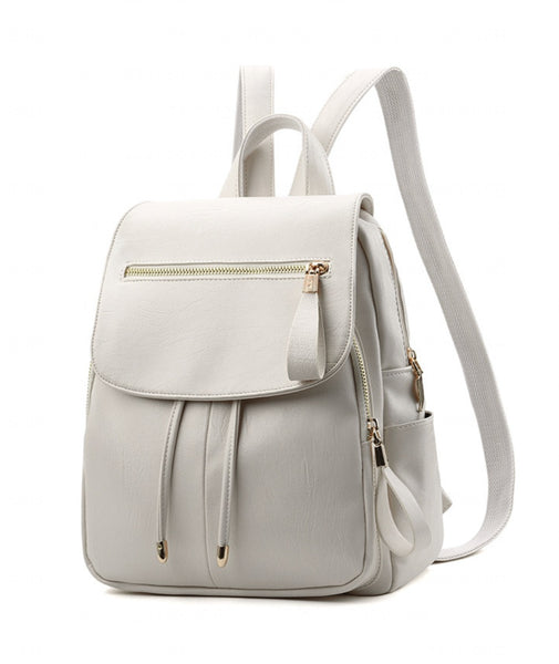 Large Soft PU Travel Backpack