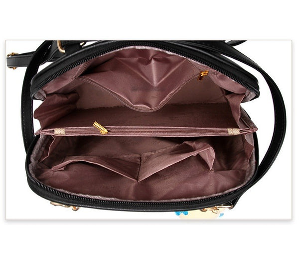 Bear Keychain Trendy Backpack