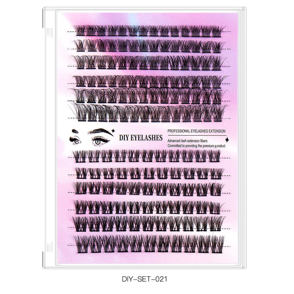 150 Clusters Segmented Eyelashes