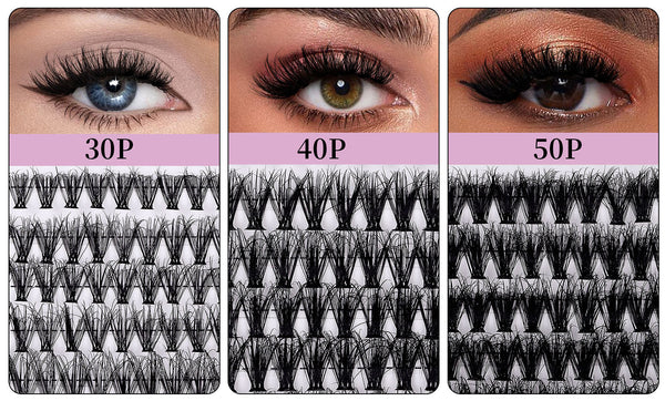 280 Fluffy DIY Cluster Eyelashes