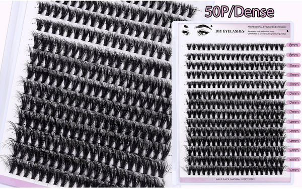280 Fluffy DIY Cluster Eyelashes