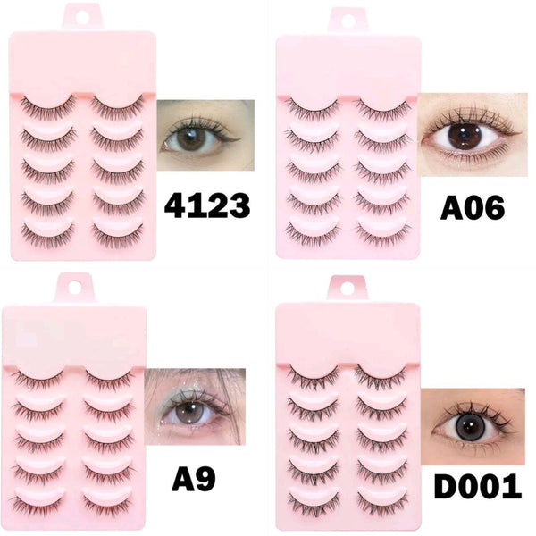 5 Pairs Natural false Eyelashes