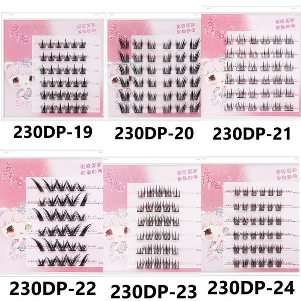 DP Self Adhesive 6 Rows False Eyelashes