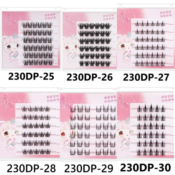 DP Self Adhesive 6 Rows False Eyelashes