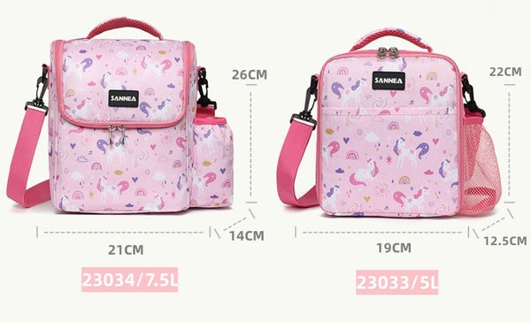 Sanne Children Cartoon Insulated Lunch Bag