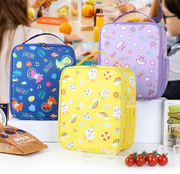 Square Student Insulated Lunch Bag