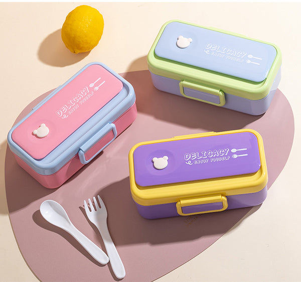 Children Microwavable Tight Seal Lunch Box