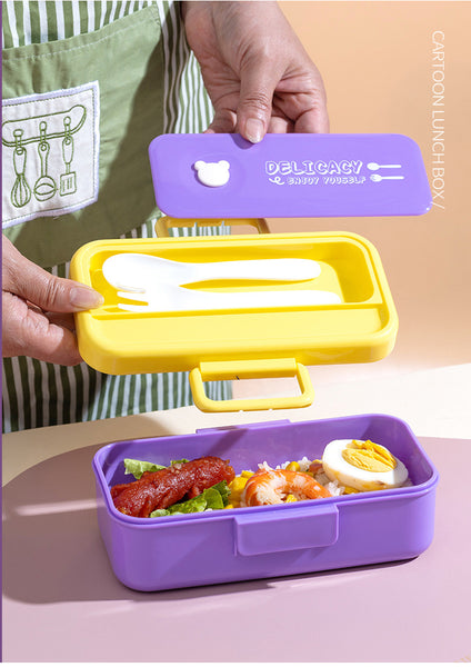 Children Microwavable Tight Seal Lunch Box