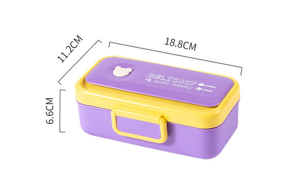 Children Microwavable Tight Seal Lunch Box