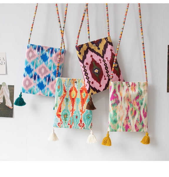 Tie Dye Canvas Mobile Sidebag