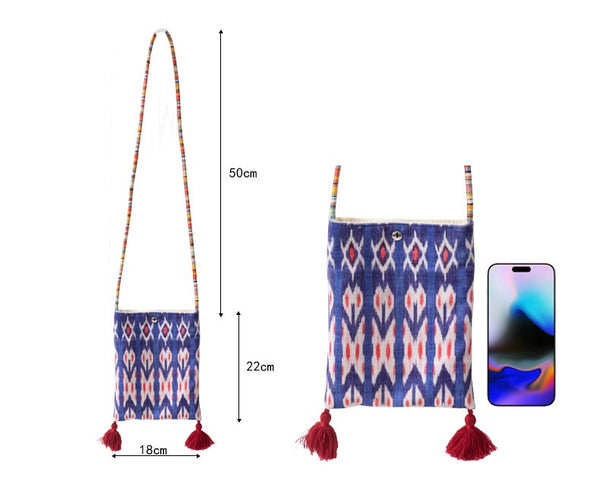Tie Dye Canvas Mobile Sidebag