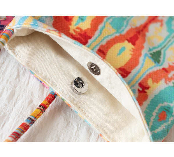 Tie Dye Canvas Mobile Sidebag