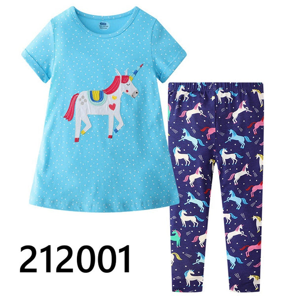 Girls 2 Piece Long Pants Set