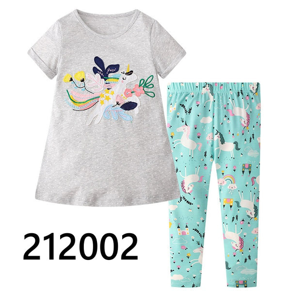 Girls 2 Piece Long Pants Set