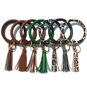 Ring Tassel Bracelet Keychain