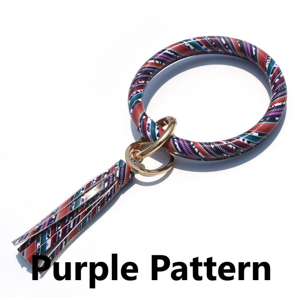 Ring Tassel Bracelet Keychain