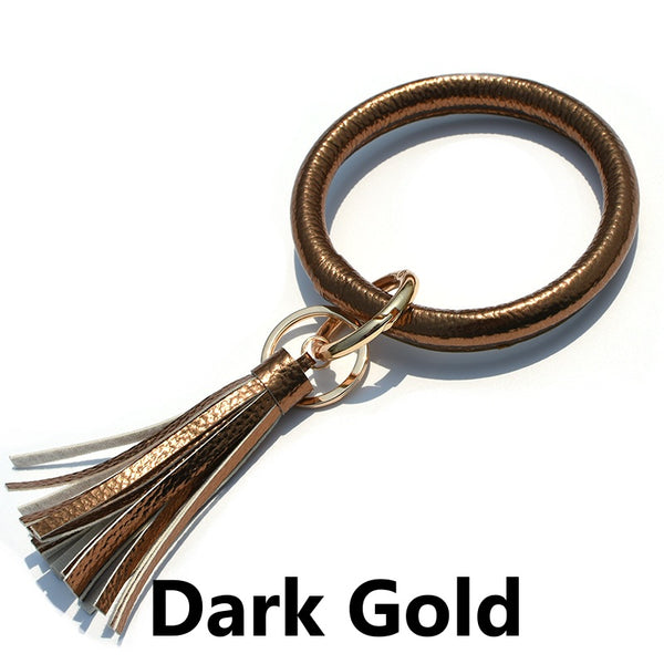Ring Tassel Bracelet Keychain