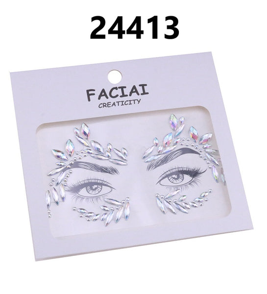 AB Colorful Face Diamonds 244