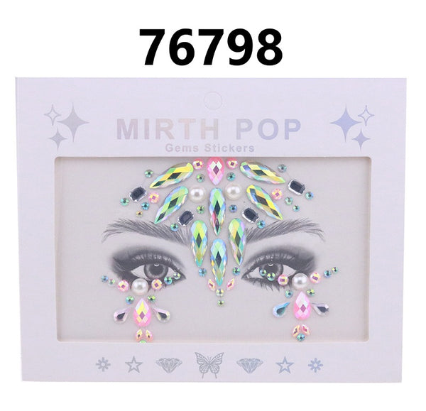 AB Colorful Face Diamonds 767