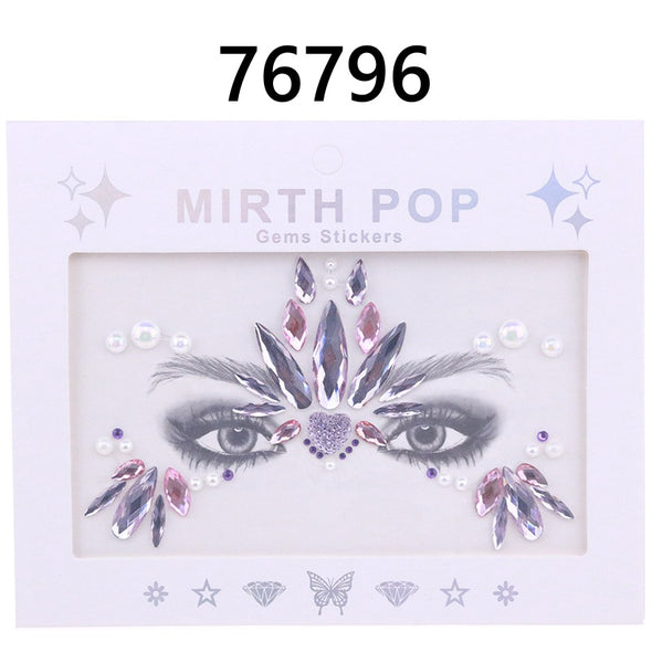 AB Colorful Face Diamonds 767
