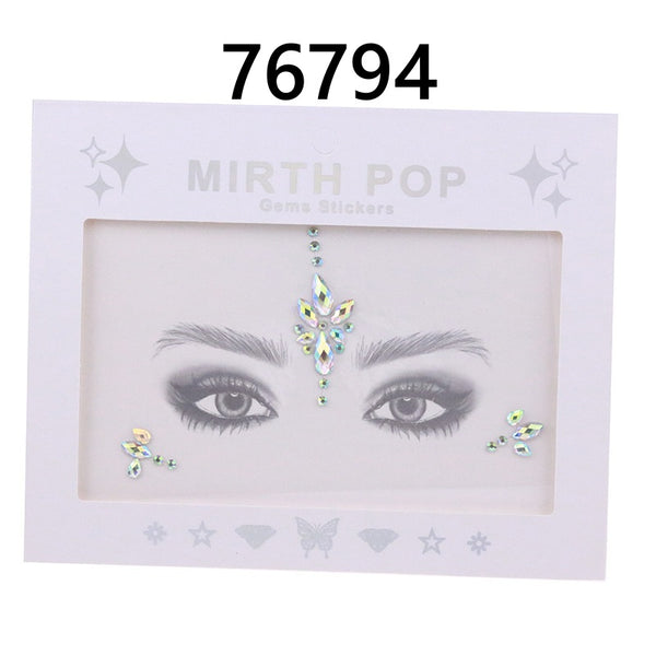 AB Colorful Face Diamonds 767