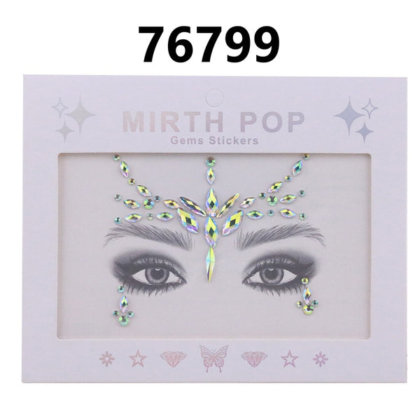AB Colorful Face Diamonds 767